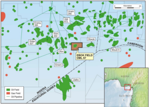 OERL Offshore - Ebok Field Map